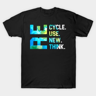 Recycle Reuse Renew Rethink Earth Day T-Shirt